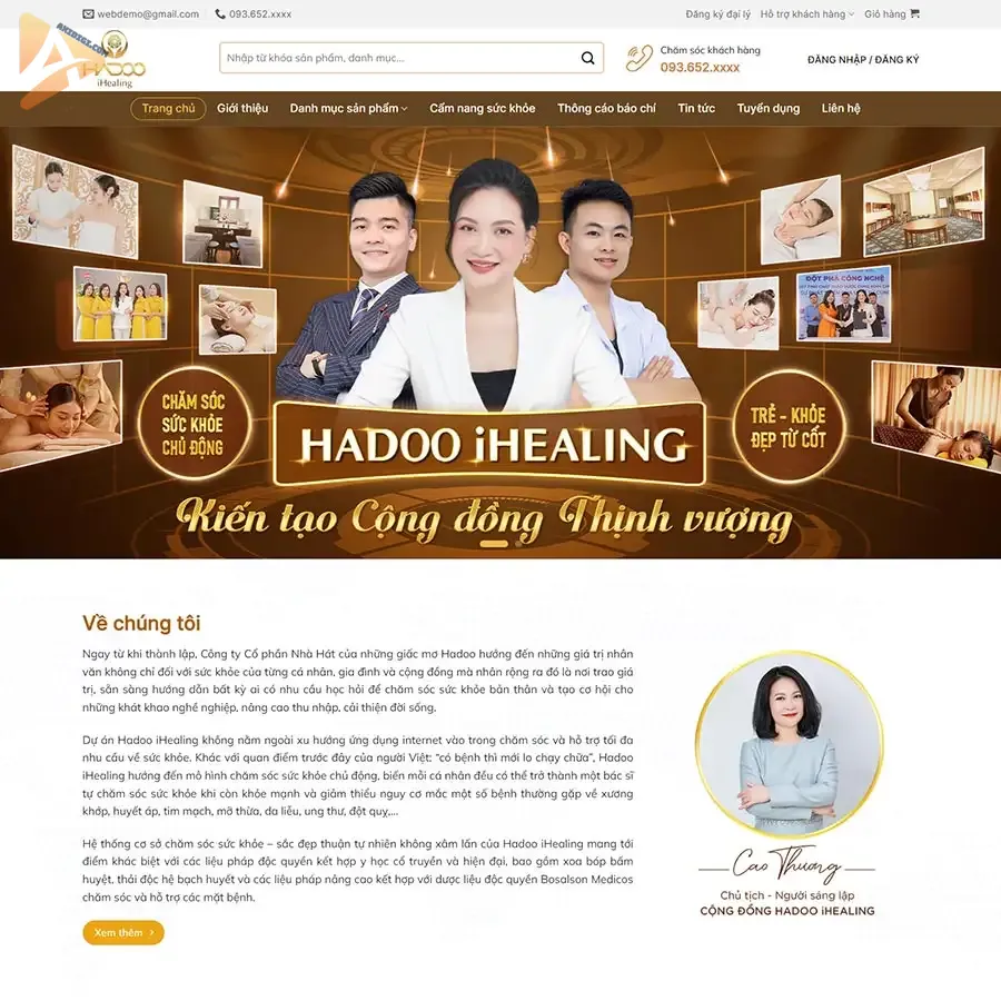 Theme WordPress mỹ phẩm 18