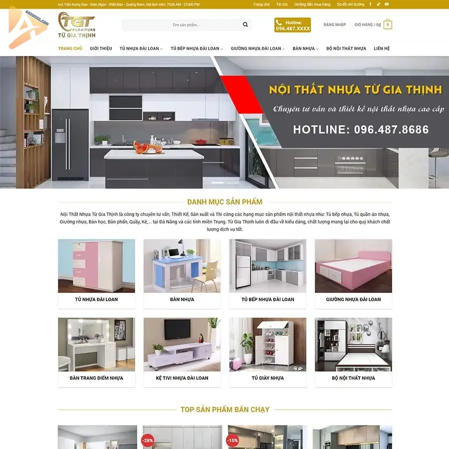 Theme WordPress nội thất 29