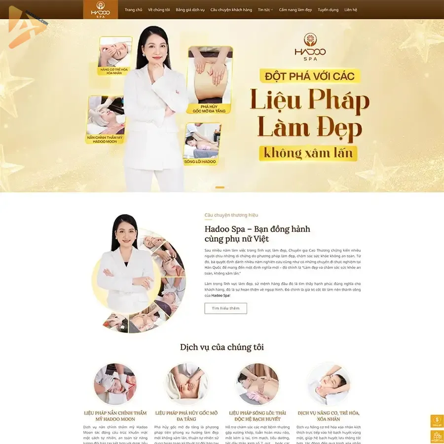 Theme WordPress Spa, làm đẹp 10