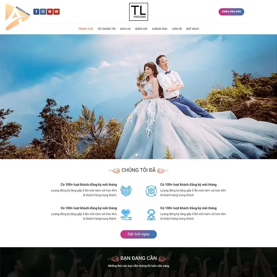 Theme WordPress dịch vụ studio, chụp ảnh cưới 05 24 Theme WordPress dịch vụ studio, chụp ảnh cưới 05