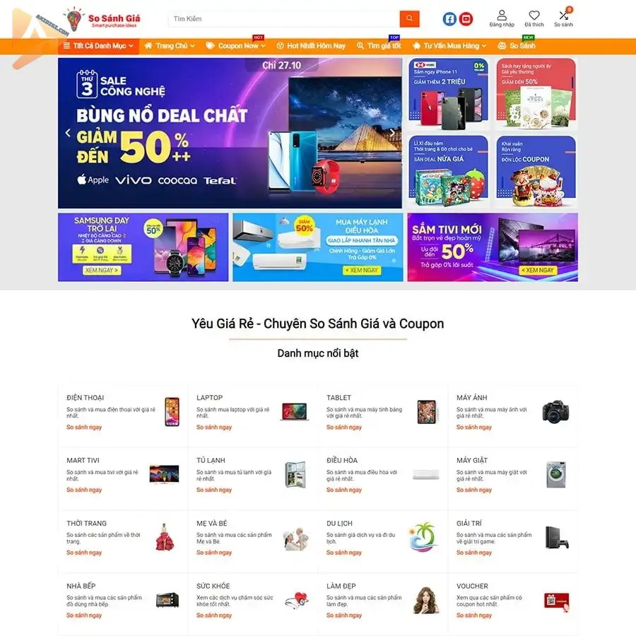 Theme WordPress web so sánh, tiếp thị liên kết 18 Theme WordPress web so sánh, tiếp thị liên kết