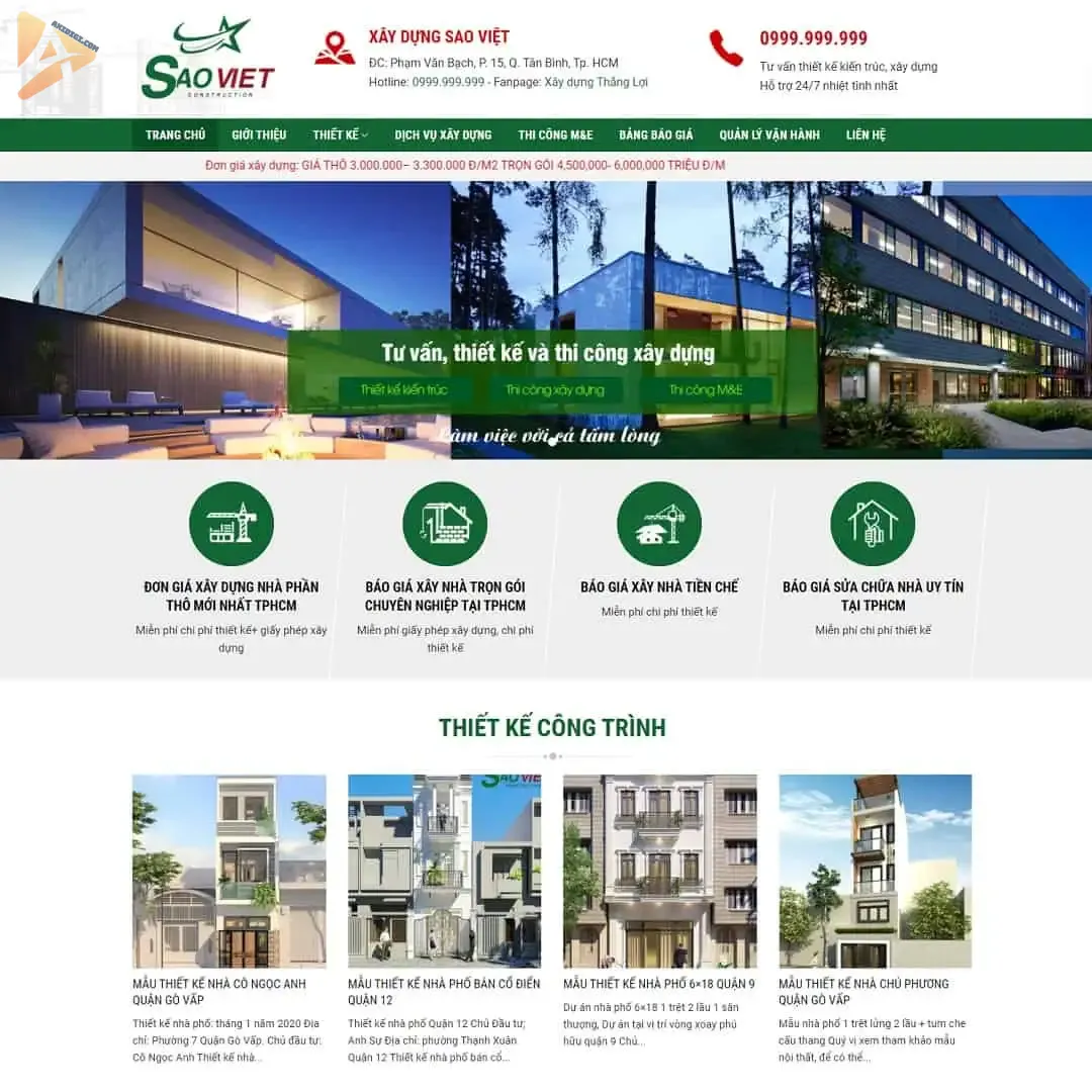 Theme WordPress xây dựng 05