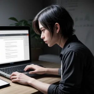 Nhà phát triển WordPress đang làm việc