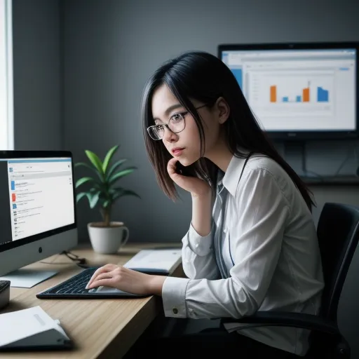 Nhân viên SEO làm việc