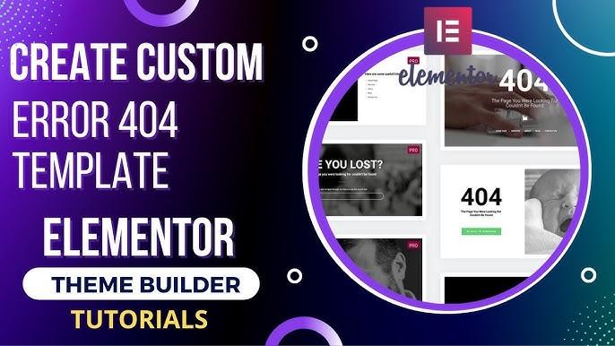 Elementor trang 404