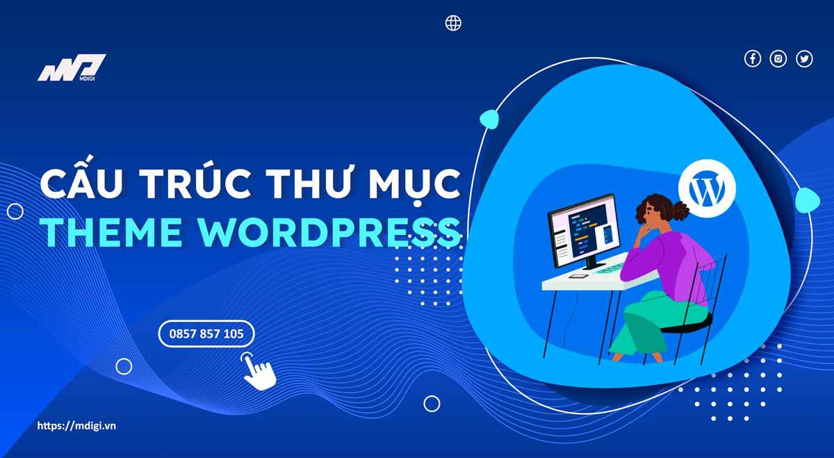 Cấu trúc thư mục Child Theme với tệp JS