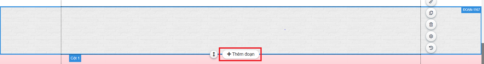 Widget tùy chỉnh hiển thị trên trang web