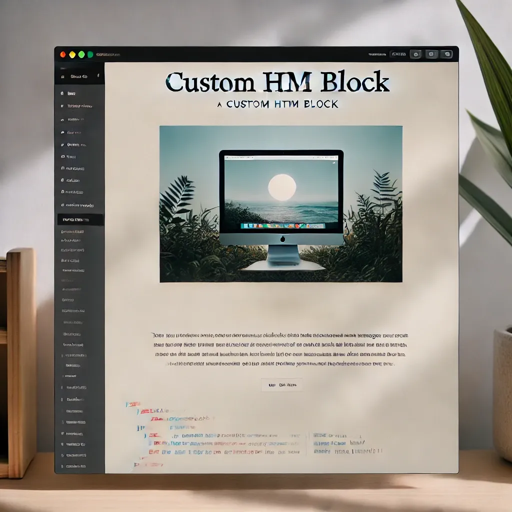 Khối HTML Tùy Chỉnh trong Gutenberg
