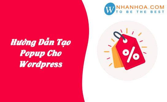 Tạo Popup Mới và Chọn Mẫu trong Plugin